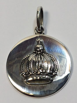 Medalha Prata dos Peregrinos de Fátima - Coroa JT