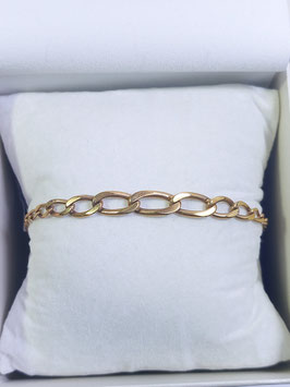 Pulseira em ouro maciça com elos a expedir - OE