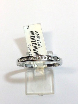Anel ouro branco e 13 diamantes - memória calibré - 2,8 JM/AN430