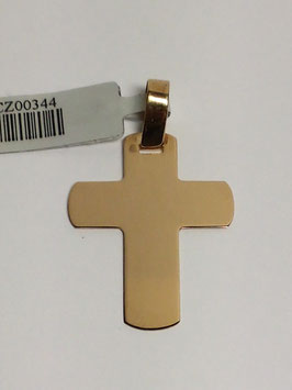 Cruz em ouro chapa de cantos redondos 31.25.8 - MM