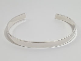 Pulseira escrava aberta de tira lisa 6 - PP/EC032