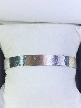 Pulseira escrava aberta de tira martelada 10 - PP/EC033