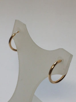 Argolas ouro argola fio redondo 15.1,4 - MM