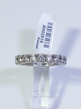 Anel em prata memória de zircónias 4 - JPS/P5390946