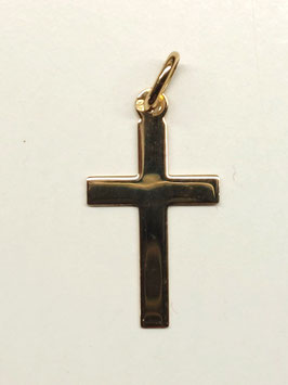Cruz em ouro chapa de cantos quadrados 20.13.2,5 - MM