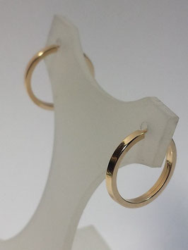 Argolas ouro fio quadrado 27.1,7 - MM