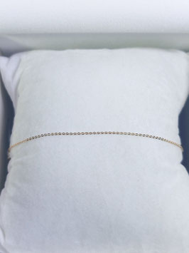 Pulseira de Criança em Ouro malha love fina 140.0,6 - MM