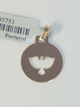 Medalha Pomba Espírito Santo - Recortada - MM