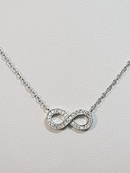 Fio prata infinito zircónias 15 - DB