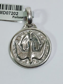 Medalha Espírito Santo Pomba Mãos - ARK/MR0203
