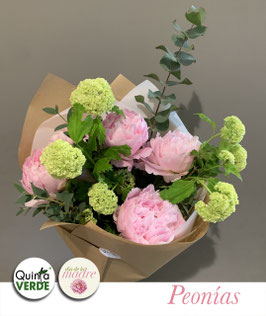 Peonías rosas