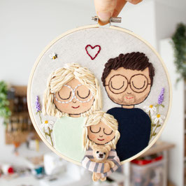 Familienbild - 3-5 Personen (wähle deinen Wunsch)