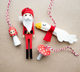 Weihnachtsset "ROT" oder Weihnachtsmann "einzeln"