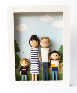 Familienportrait für 2 oder mehr Personen