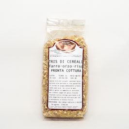 Tris di Cereali farro-orzo-riso