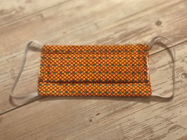 Masque Orangeade - Turquoise et Orange