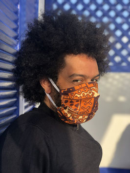 Masque Bogolan Marron