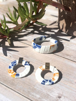 Coffret Créolia - Boucles d'oreilles et bracelet ajustable