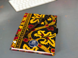 Carnet ligné "Yopougon" - Rouge et Jaune