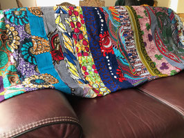 Plaid en Wax Multicolore - Sur Commande