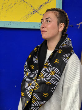 Snood Black and Yellow