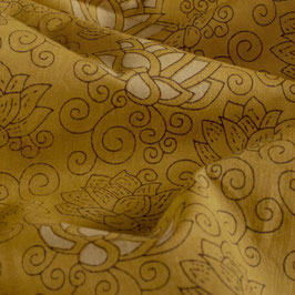 Batik geel Lotus