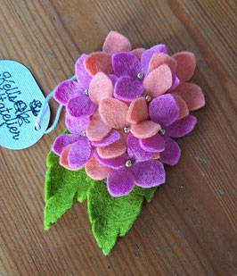 Hortensia zalm-roze