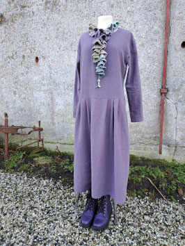 Mauve linnen cottage jurk.