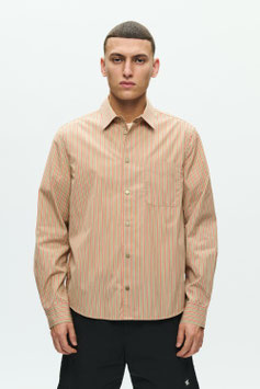 Adrian Shirt poinciana red stripe | Wood Wood | 125.-€
