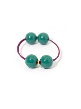 Woody Hair Tie Emerald | Marsala | Mamaradscha Studio | 16,00 €