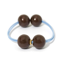 Woody Hair Tie Chocolate | Boy Blue | Mamaradscha Studio | 16,00 €