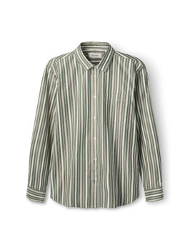 Maple Polin Shirt Green Stripe | Forét | 160.-€