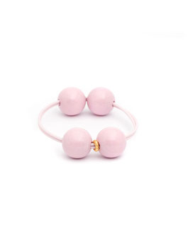 Woody Hair Tie Light Pink | Rosé | Mamaradscha Studio | 16,00 €