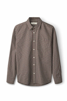 Maple Polin Shirt Brown/Khaki Check | Forét | 160.-€