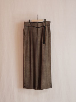 Uneven dye slacks A (6E226-77A)