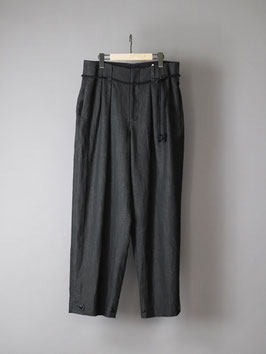 Linen squeeze slacks A