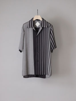 Irregular stripe SS shirt B