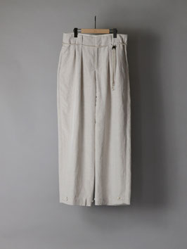 Silk linen squeeze slacks A (2E126-71A)