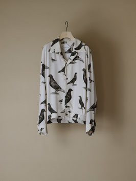 Turtledove blouson shirt A (3E225-25A)