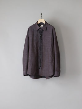 Silk linen over shirt B (2E126-31B)