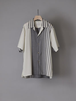 Irregular stripe SS shirt A