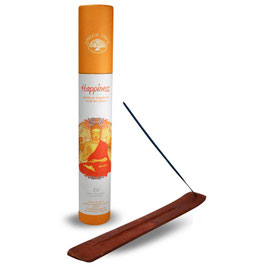 Happiness wierook met wierookbrander