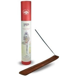 Yoga wierook met wierookbrander