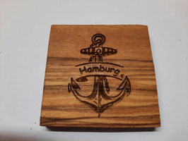 Text "Hamburg" im Anker