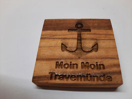 Anker Moin Moin Travemünde mit Text "Moin Moin Travemünde"