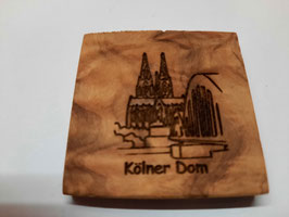 Kölner Dom und Deutzbrücke mit Text "Kölner Dom"