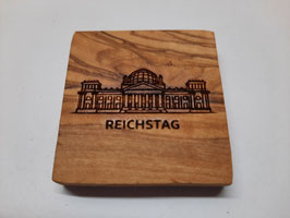 Reichstag in Berlin mit Text "Reichstag"