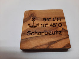 Anker Koordinaten und Text "Scharbeutz"