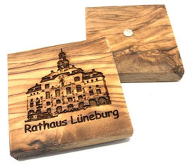 Rathaus von Lüneburg mit Text "Rathaus Lüneburg"
