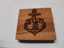 Text "Sylt" Anker